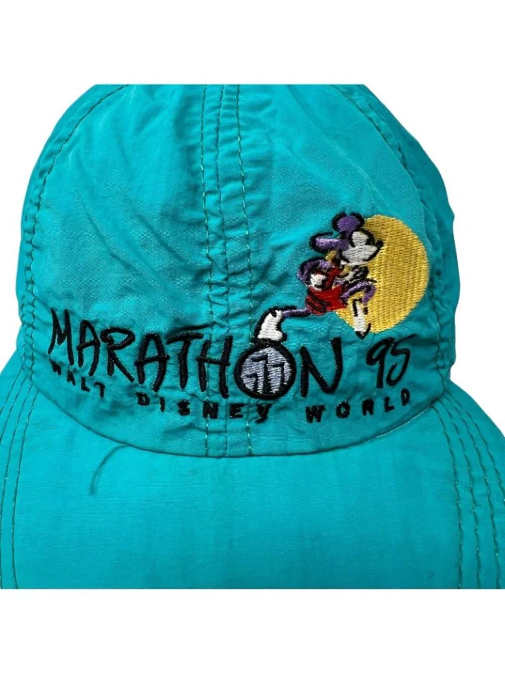 Walt Disney World Marathon 1995 Vintage Embroidered Snapback Hat Cap Retro Rare - Picture 8 of 11